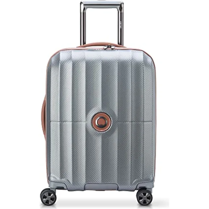 Delsey Paris ST TROPEZ 4 DOPPELROLLEN KABINENTROLLEY SLIM LINE 55 CM, DELSEY PARIS, Koffer mit viel Stauraum und praktischen Fächern, schwarz