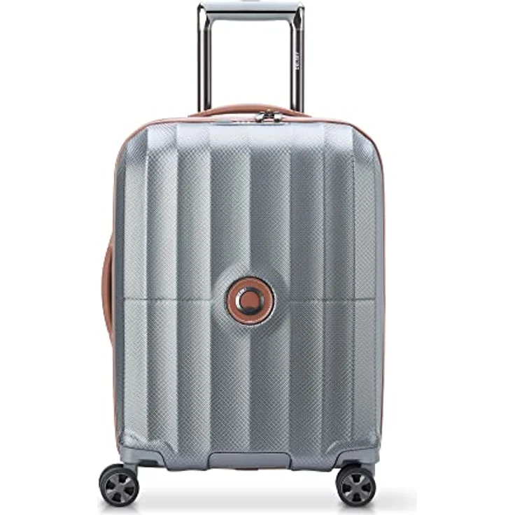 Delsey Paris ST TROPEZ 4 DOPPELROLLEN KABINENTROLLEY SLIM LINE 55 CM, DELSEY PARIS, Koffer mit viel Stauraum und praktischen Fächern, schwarz – Bild 1