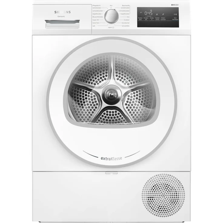 Siemens WT45HV94, Wärmepumpen-Trockner, 8 kg, A++, Weiß