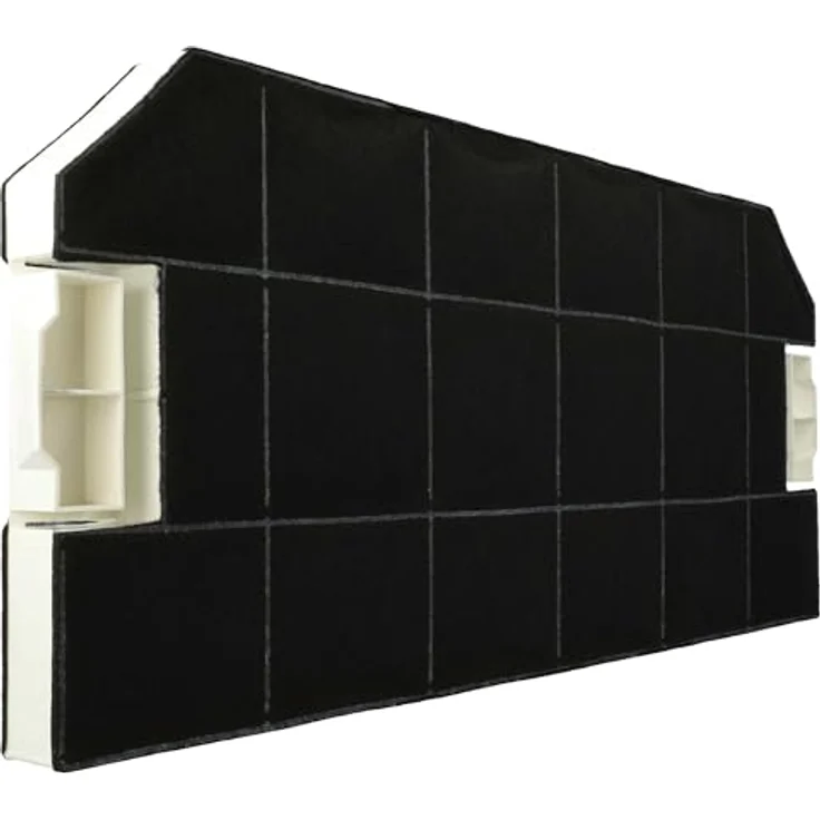 vhbw 4x Aktivkohlefilter für Bosch DHZ3305 Dunstabzugshaube, geruchsneutralisierend, 49,6 x 23 x 3 cm, schwarz/weiß – Bild 3