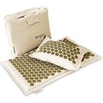 ergoleben Akupressurmatte EL0020 Premium Matten Set braun - mit 7.000 Akupressur-Spitzen und natürlicher Kokosnussfaser-Füllung