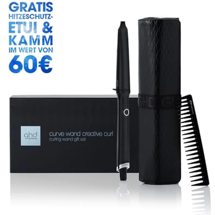 ghd Xmas 25 Creative Curl Set - Lockenstab mit entwirrendem Kamm, schützendem Stylinghandschuh und hitzebeständigem Bügelbeutel – Bild 2