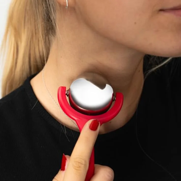 Winch FEELVIT Massageroller mit Wärme-/Kältetherapie-Funktion | Massagegerät mit Griff | Ice Roller | Pink – Bild 5