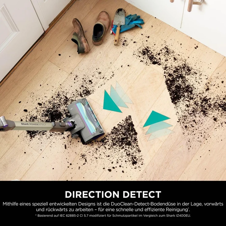 Shark PowerDetect Clean & Empty Akku-Staubsauger 380W, 70 Min Laufzeit, 2L Volumen, EdgeDetect, ideal für Tierhaare & Allergiker – Bild 10