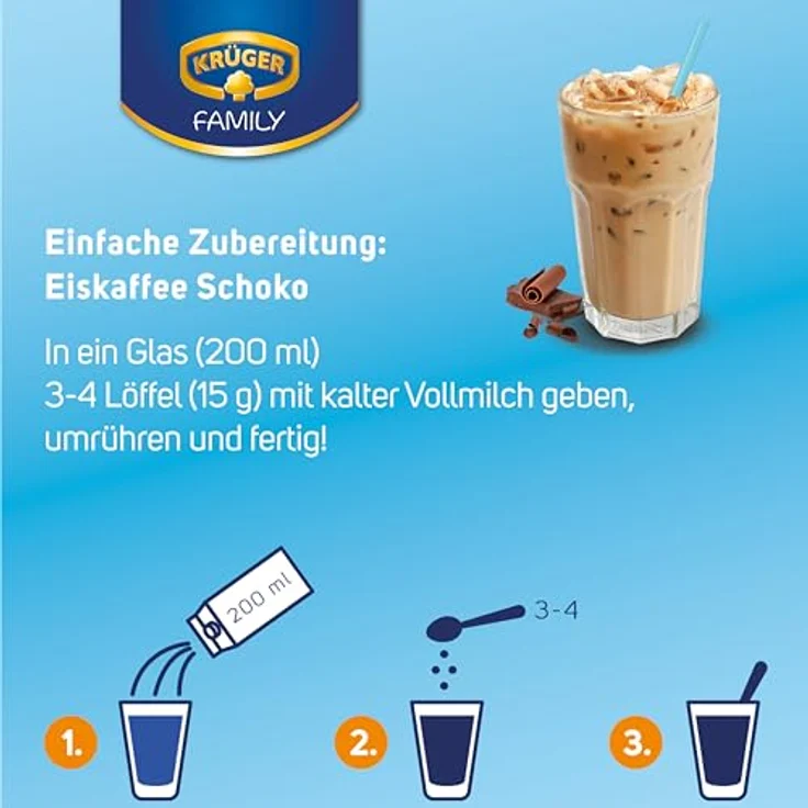Krüger Eiskaffee Schoko, 500g – Bild 3