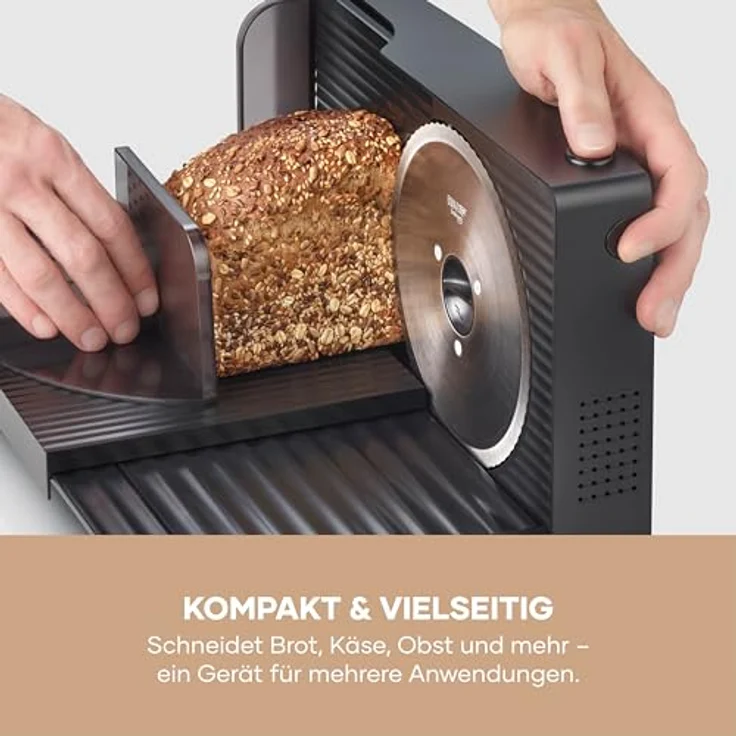 SEVERIN Kompakt Allesschneider AS 9595, DC Motor mit variablem Schnittstärken von 0-15 mm, platzsparendes Design: Tests, Infos & Preisvergleich