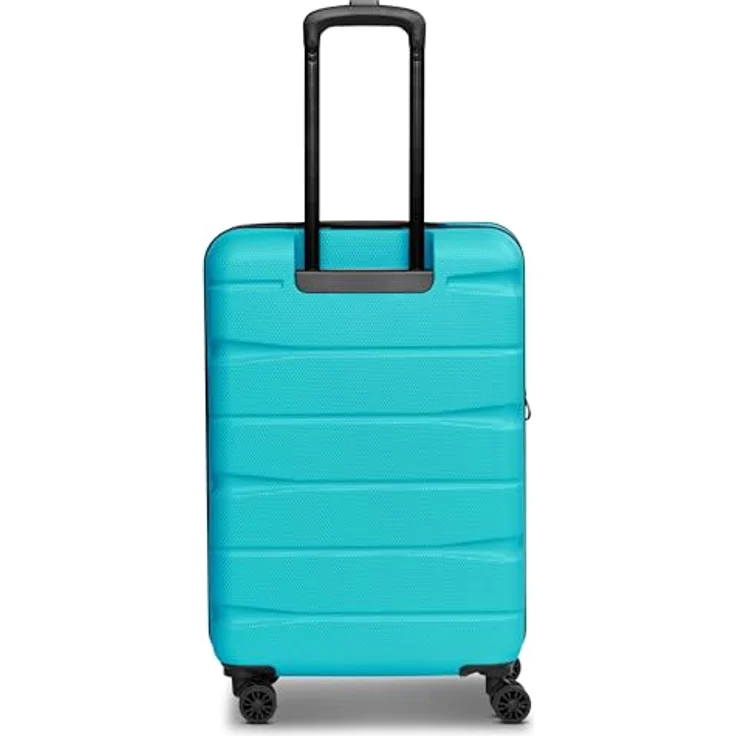 Franky Munich 4.0 Koffer groß | Hartschalen Trolley ausgestattet mit 4 Rollen, arretierbarer Griff, Dehnfalte, Kreuzpackgurt und TSA-Zahlenschloss | 44.5 cm x 28 cm x 66 cm – Bild 5