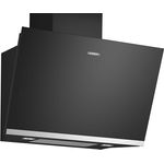 Siemens LC81KAN60 iQ500, Wandesse, 60 cm, Schwarz mit Glasschirm, cookConnect System - Wandesse und Kochfeld, LED-Beleuchtung, Europas leistungsstärkste Schrägesse im Umluftbetrieb