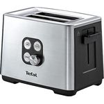 Tefal Tefal TT420D30, Toaster, Schwarz, Silber