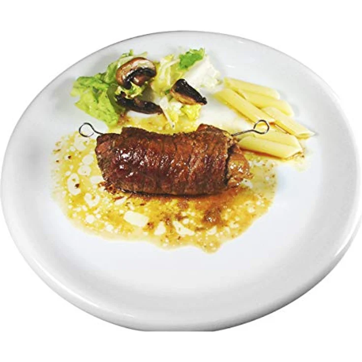 Fackelmann Rouladennadeln, Fleischnadeln, Metallspieße, Cocktailspieße aus rostfreiem Edelstahl (Farbe: Silber), Menge: 10 Stück – Bild 5