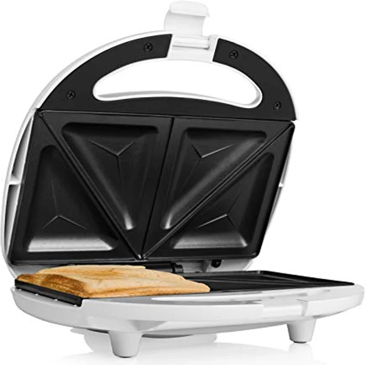 Tristar Sandwich-Maker mit Antihaftbeschichtung, 750 Watt, für 2 Sandwichtoasts pro Vorgang, SA-3052, weiß – Bild 2