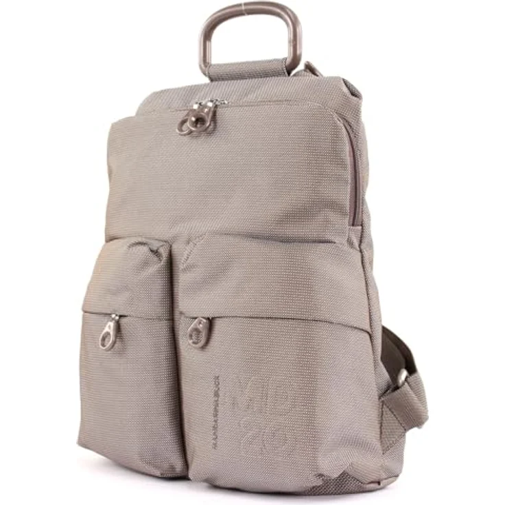 Mandarina Duck City Rucksack 34 cm, grau, 100% Polyester, 30 cm x 13 cm – Bild 2