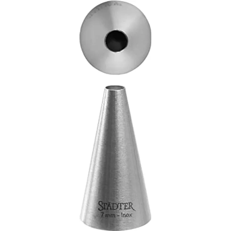 Städter 226074 Lochtülle 7 mm, Edelstahl, Silber