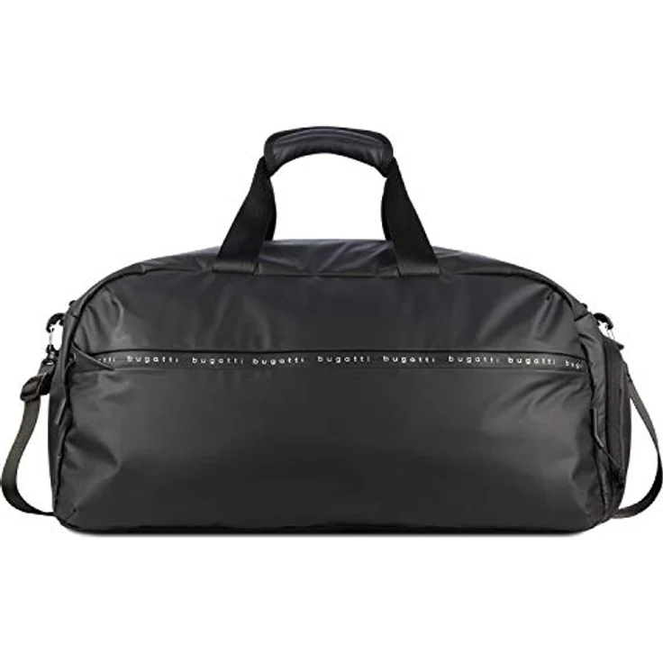 bugatti Blanc Weekender Reisetasche, 50 cm, schwarz, aus 100% Polyethylen mit kompakten Abmessungen von 50 x 25 x 27 cm – Bild 1