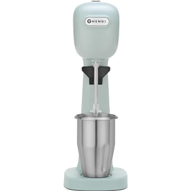 HENDI Milkshake Mixer Design by Bronwasser, BPA-frei, 230V/400W, blau, Edelstahl-Rührbecher 0,5L, zwei Drehzahlen – Bild 2