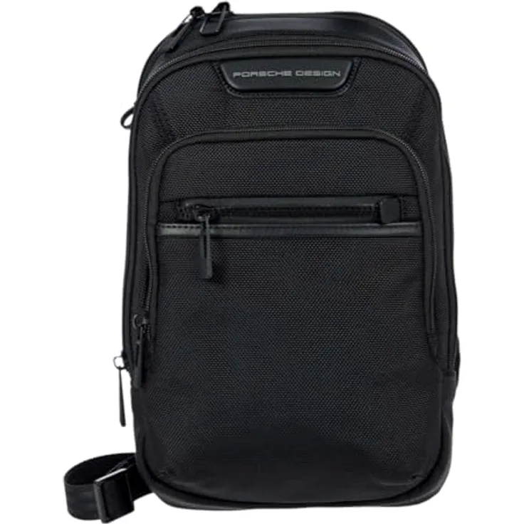 Porsche Design Roadster Umhängetasche S, 30 cm, schwarz, 100% Nylon, kompakte Handtasche für Alltag und Reisen