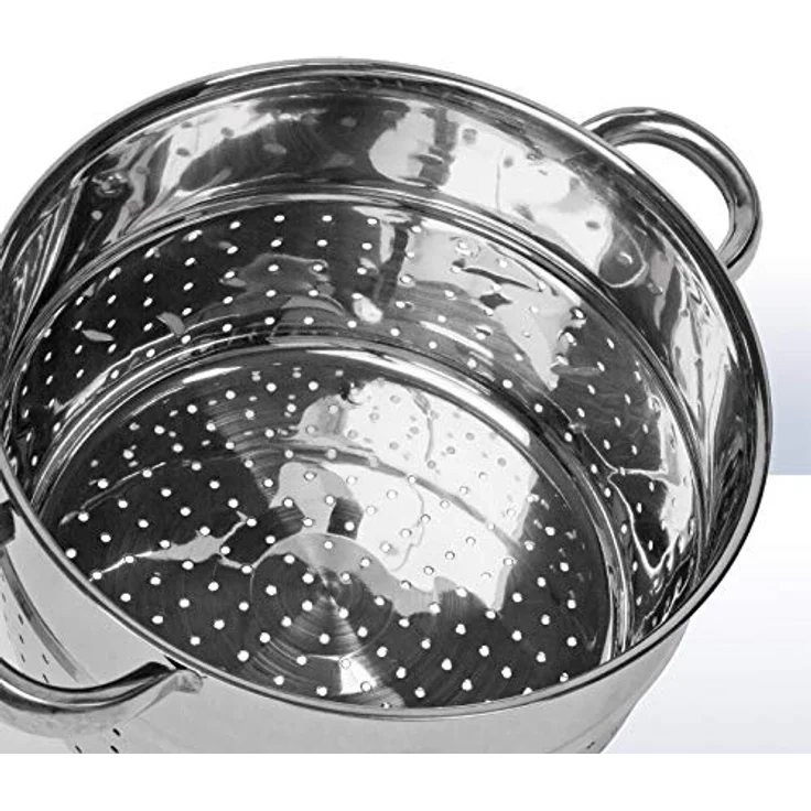 dema Dampfentsafter, mit integriertem Kochtopf-Set, Obstentsafter, aus Edelstahl, Einfüllschacht für ganze Früchte, direkter Saftauslauf, induktionsgeeignet, zerlegbar, silber – Bild 7