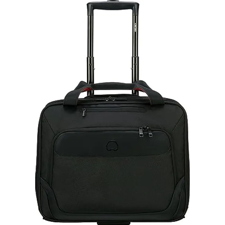 DELSEY PARVIS PLUS Laptop Rollkoffer, 42 cm, 19 liters, Schwarz (Noir)