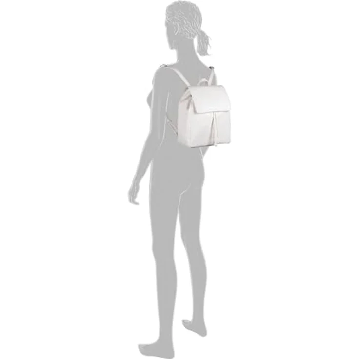 Gabor Elfie City Rucksack M, 29.5 cm, weiß, aus 100% Polyurethan – Bild 3