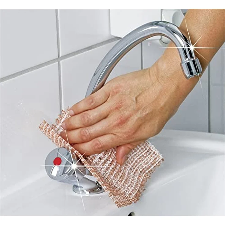 Maximex Kupfertuch 3er Set - 3er Set, Kupfer, 16 x 0.2 x 13 cm, Kupfer – Bild 5