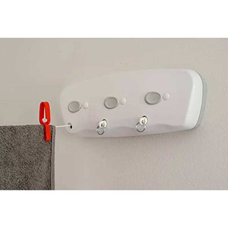 DRY-SMART Mini 3 Wandtrockner, 3x5m ausziehbare Wäscheleine, platzsparend für drinnen und draußen, witterungsbeständig – Bild 3