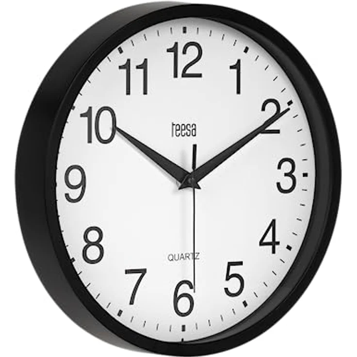 teesa Wanduhr, schwarz, 25 cm – Bild 2