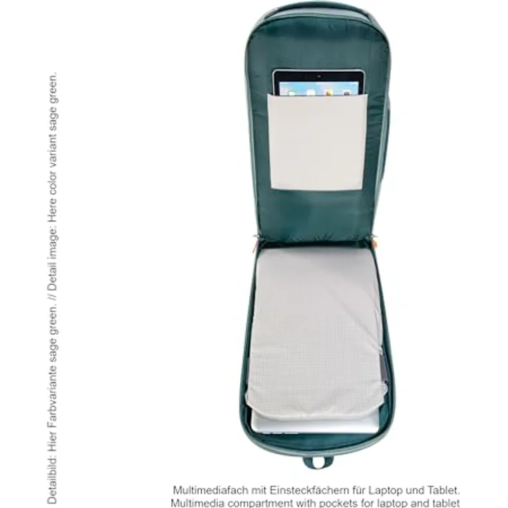 Tatonka Flightcase 27 Reiserucksack, 52 Liter Volumen, 100% Polyester, grau, mit Laptopfach – Bild 4