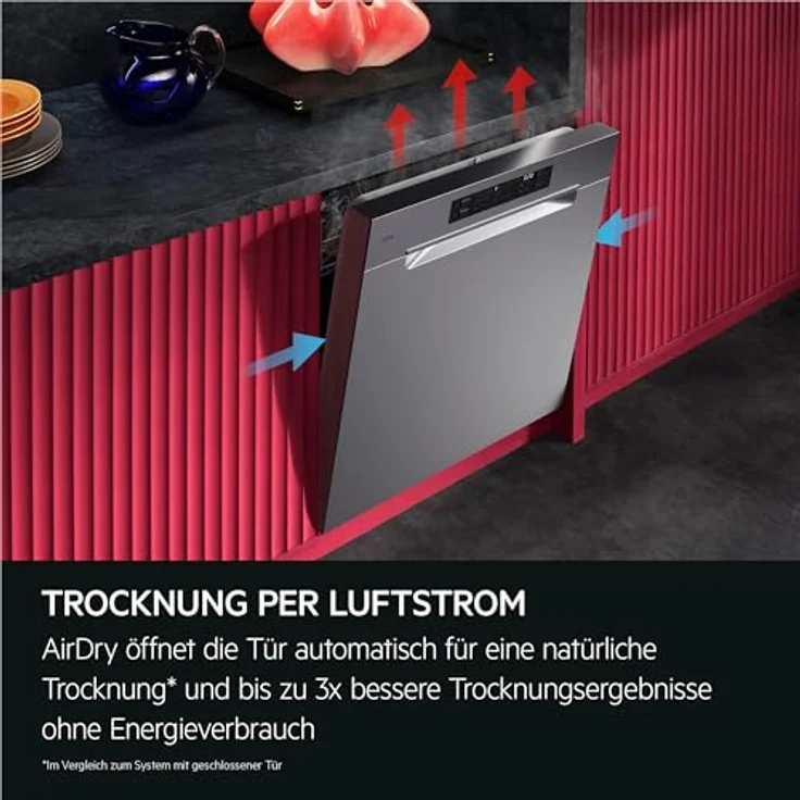 AEG GU620B2SCM 6000 Geschirrspüler, unterbaufähig, 596 mm breit, 44 dB (A), mit SatelliteClean® Sprüharme und AirDry Trocknung – Bild 9