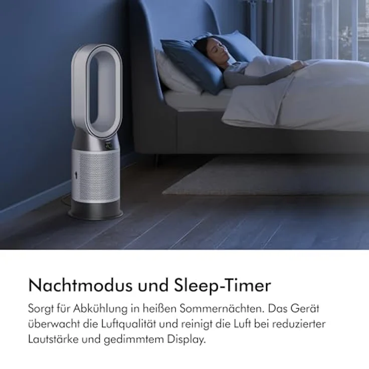 Dyson Purifier Hot + Cool HP10, Luftreiniger, Weiss, mit HEPA- und Aktivkohlefilter, Air Multiplier Technologie, 99,95% Schadstoffentfernung – Bild 6