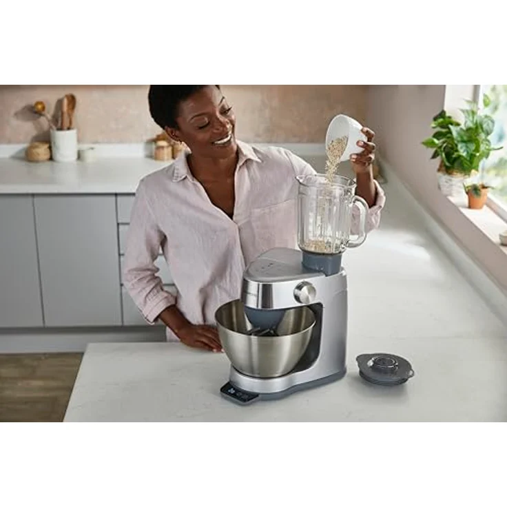 Kenwood Prospero+ inkl. Waage KHC29A.O0SI Küchenmaschine, schnelles Reiben von Käse und Gemüse, silber – Bild 6