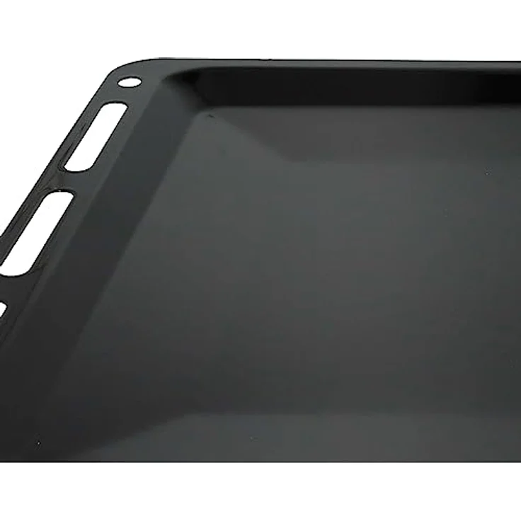 VHBW Backblech Ersatz für Bosch 1101433, 11029050, HEZ631070 - Antihaftbeschichtet, Emailliert Schwarz, 45,5 x 36,1 x 2 cm, Spülmaschinenfest – Bild 6