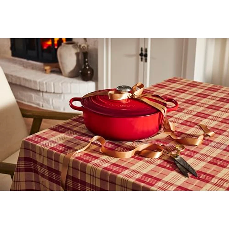 Le Creuset Signature Gourmet-Bräter rund Ø 30 cm Kirschrot – Bild 8