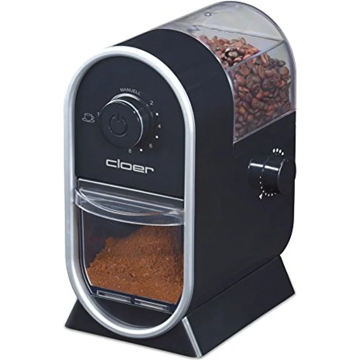 Cloer 7560, Kaffeemühle, Schwarz – Bild 1