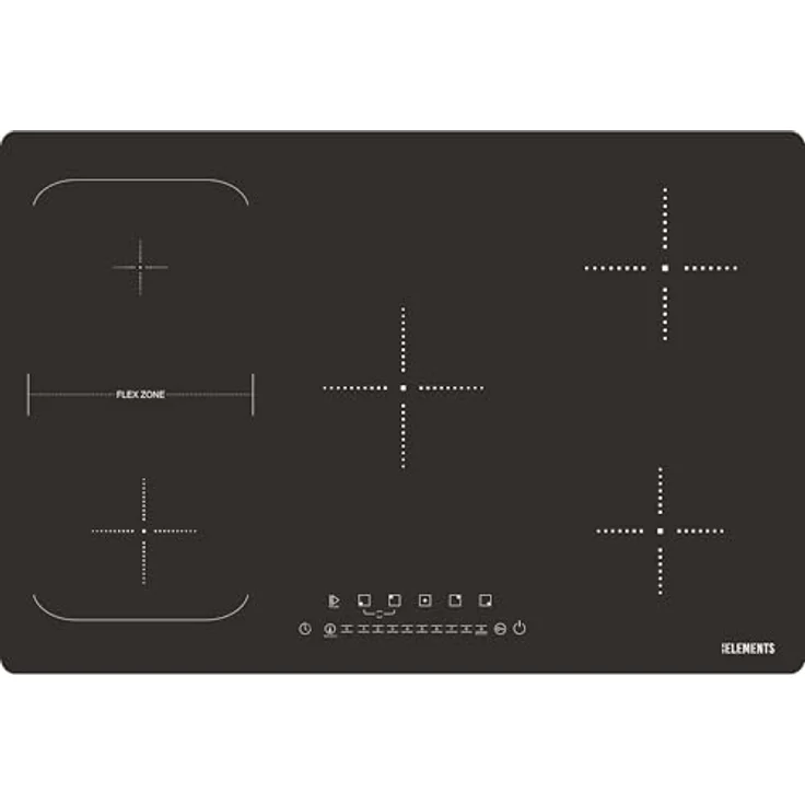 KB Elements Küchenmaschine ELK75LP, 2000 W, 6 l Schüssel, GS-zertifizierter Standmixer, 6 Nudelaufsätze, Glanzschwarz – Bild 2