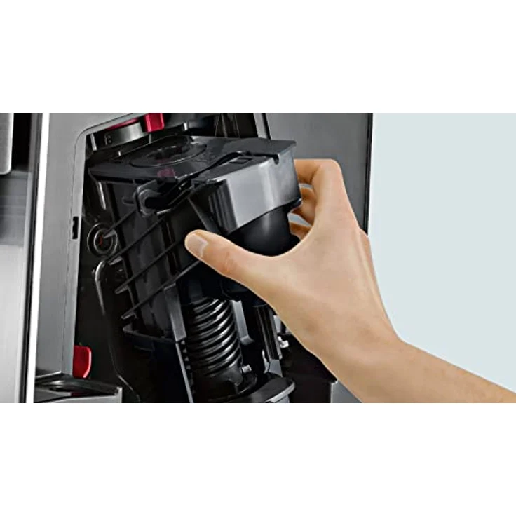 Siemens TI9553X1RW EQ.9 plus connect s500 Kaffeevollautomat, 1500 Watt, automatische Dampfreinigung, Baristamodus, iAroma, Edelstahl, mit Milchsystem und integriertem Mahlwerk – Bild 6