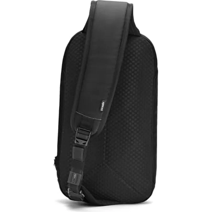 Pacsafe Vibe 325 Umhängetasche, RFID-sicher, 23 cm, 100% Nylon, schwarz – Bild 3