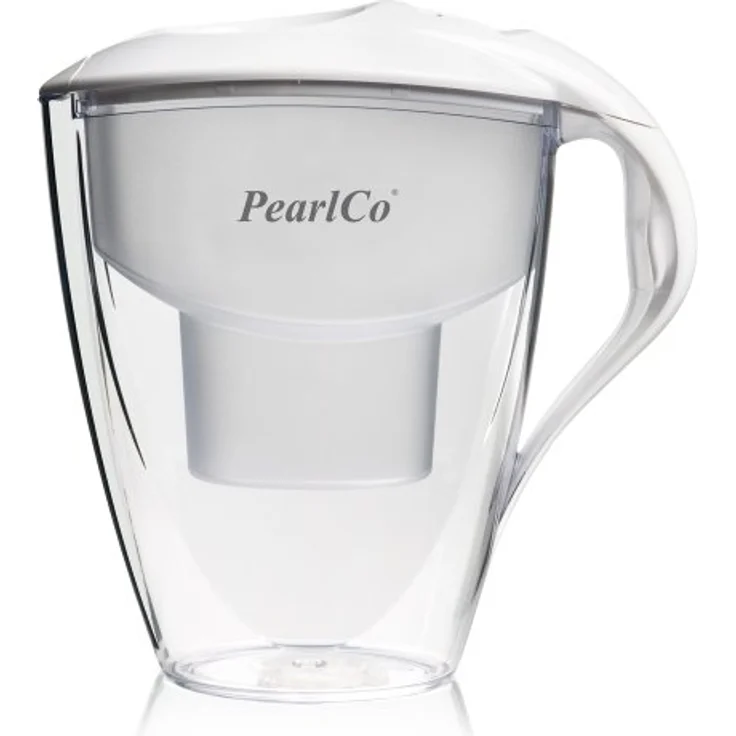 PearlCo Wasserfilter Astra (weiß) Sparpaket - 12 unimax Filterkartuschen - reduziert Schadstoffe und Kalk - BPA-frei – Bild 2