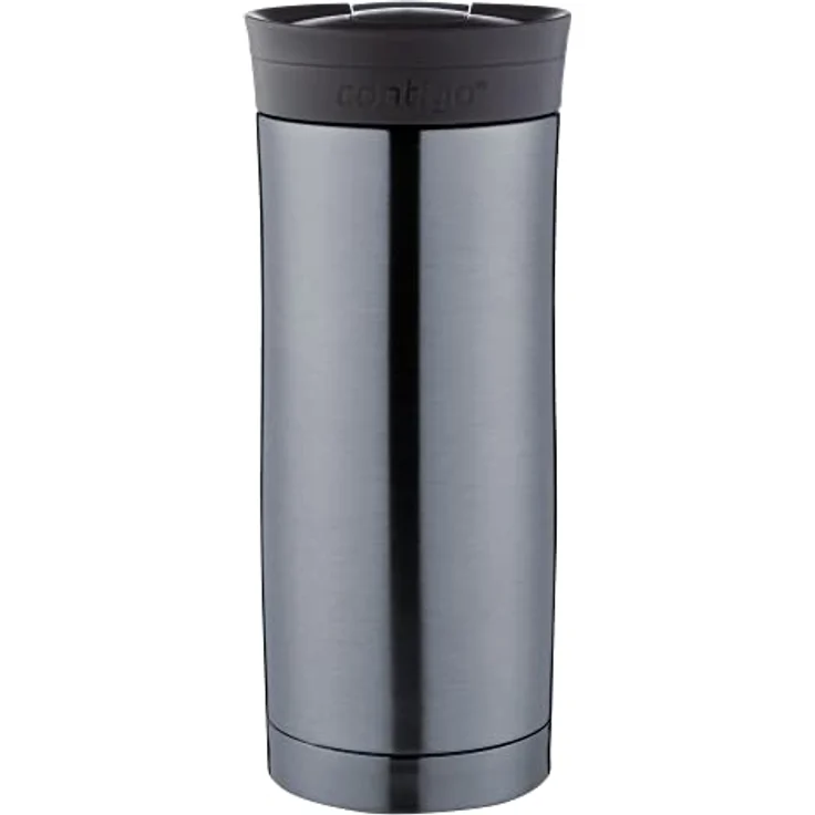 Contigo Thermobecher Huron Snapseal, Edelstahl Isolierbecher, Kaffebecher to go, auslaufsicher, spülmaschinenfester Deckel BPA-frei, 470 ml – Bild 8