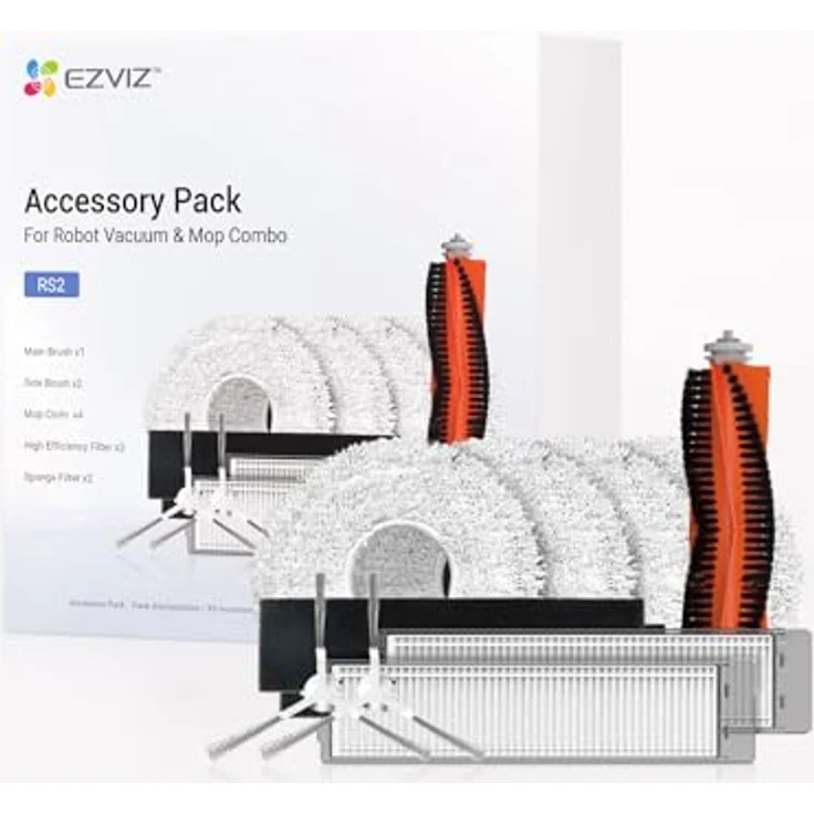 EZVIZ Saugroboter RS2, Staubsauger-Roboter in weiß – Bild 3