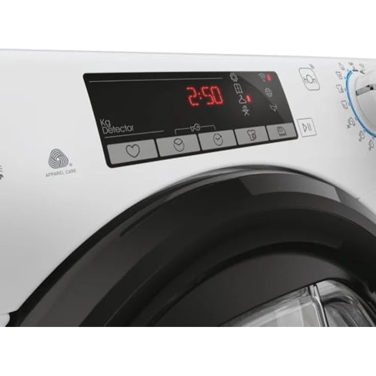 Candy Smart Pro CROE H9A2TBE-S, Wärmepumpen-Wäschetrockner mit 9 kg Kapazität, Energieeffizienz A++, App-Steuerung und vielseitigen Trockenprogrammen, Weiß – Bild 6