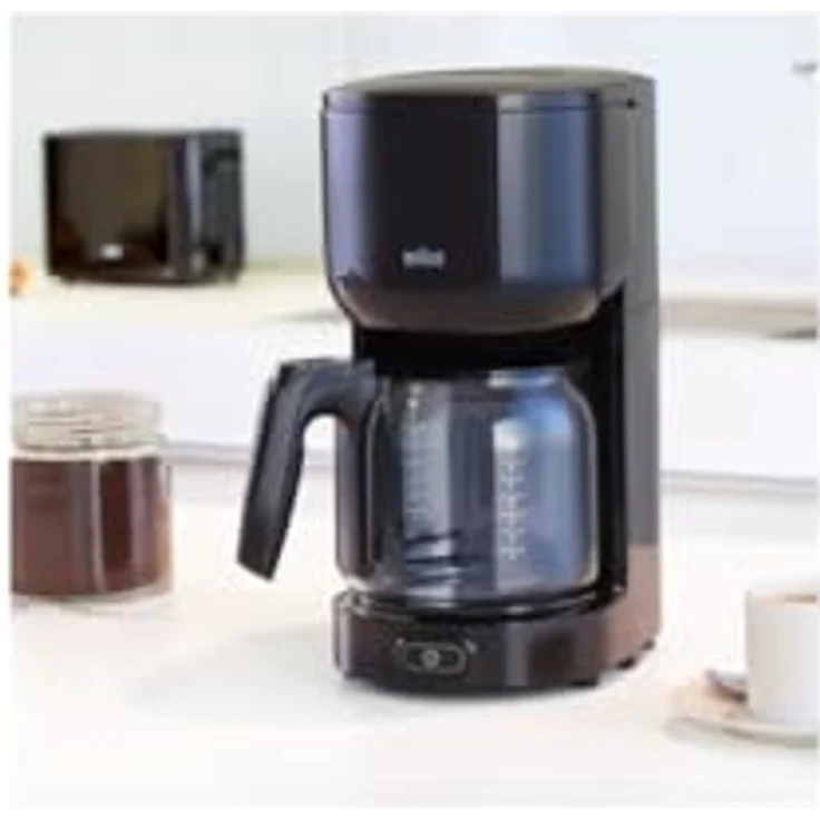 Braun KF 3120 BK Filterkaffeemaschine, Kaffeemaschine für 10 Tassen Filterkaffee, Integrierter Wasserfilter, Tropf-Stopp, OptiBrew System, Schwarz – Bild 4