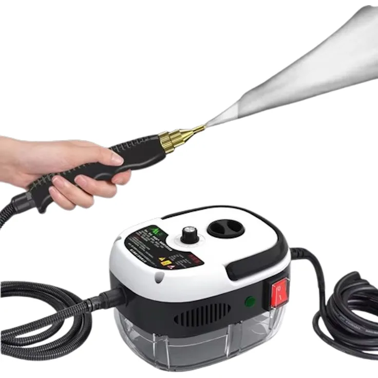 MAVURA MEGAGOODS Hochdruck-Dampfreiniger, kraftvolle Dampfreinigung mit ergonomischer Handpistole und vielseitigem Zubehör, Weiß