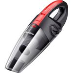 AUDEW Akku-Handstaubsauger AX-6601, 120,00 W, beutellos, mit HEPA-Filter und Verlängerungsoptionen, schwarz/rot