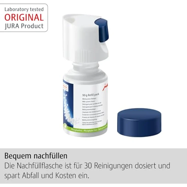 Jura 24157 Milchsystem-Reiniger mini-Tabs Nachfüllpackung, 90 g – Bild 3