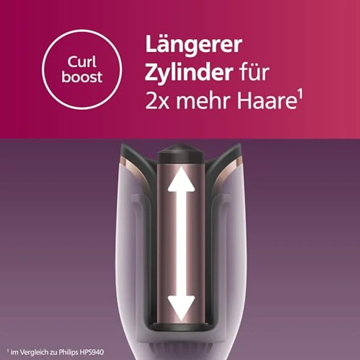 Philips BHB878-00 MoistureProtect Auto-Curler Ionen-Technologie für voluminöse & glamouröse Locken – Bild 4