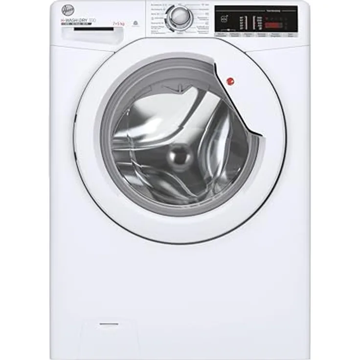 Hoover H-WASH&DRY 300 H3DO4755T2/1-84, Waschtrockner mit 7 kg Wasch- und 5 kg Trockenkapazität, Gewichtserkennung, Wi-Fi und Bluetooth, Care-Programme