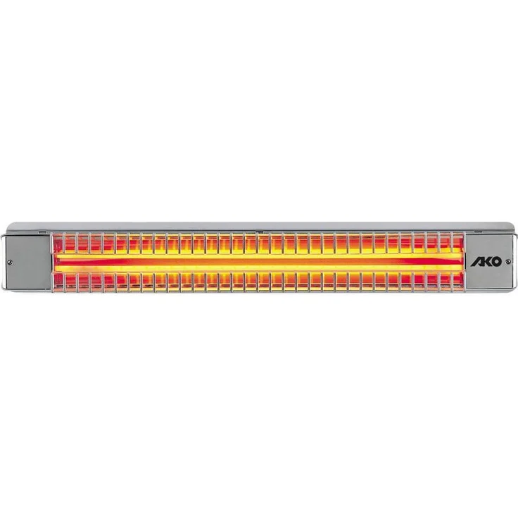 Dimplex UWS 75 RD, Terrassenstrahler mit 1300 Watt Heizleistung, spritzwassergeschützt, Silber