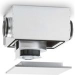 Helios SB EC 125 A, Belüftungsventilator mit EC Radial-Rohrventilator, Stahlgehäuse, 530 m³/h, 125 mm