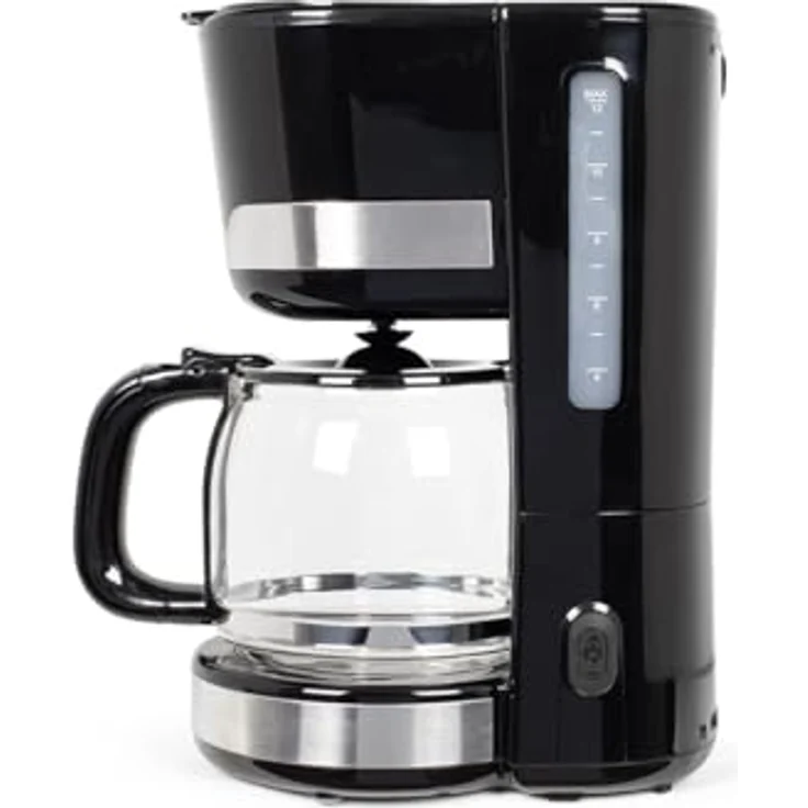 Livoo Elektrische Kaffeemaschine DOD201 – 14 Tassen, 1000 W, wiederverwendbarer Filter, Warmhaltefunktion, Anti-Tropf-System, Schwarz – Bild 2