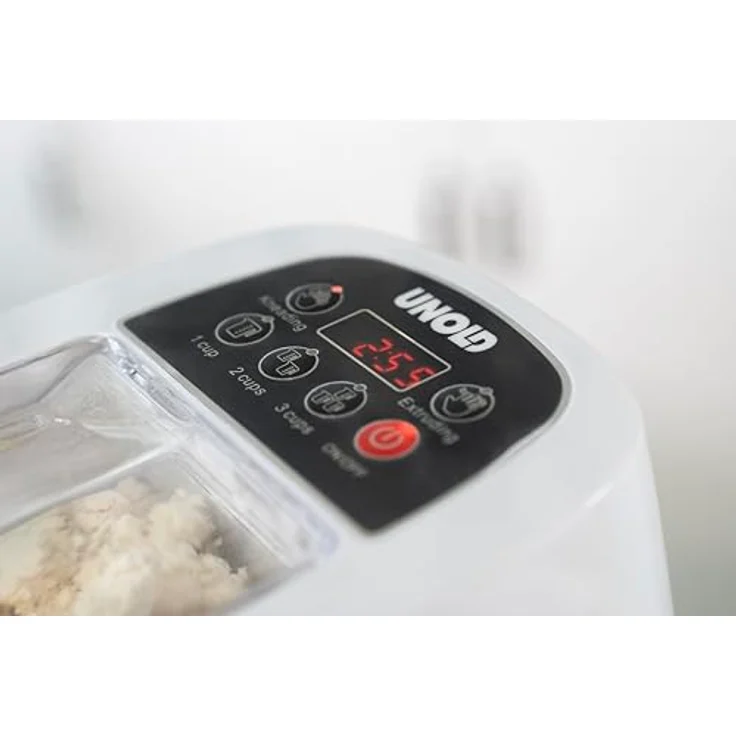 Unold Nudelmaschine Nora 68820, elektrische Pastamaschine mit 260 Watt, weiss, inklusive Rezeptbuch und spülmaschinenfestem Zubehör – Bild 7